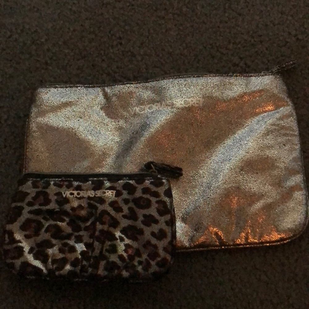 set of 2 victoria’s secret pouches / bags